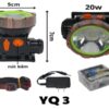 đèn đeo đầu 20w sáng trắng