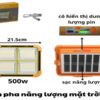 đèn pha năng lượng mặt trời 500w 4 khu duy động