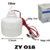 bóng bình trụ 12v-18w có kẹp bình