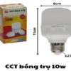 bóng trụ 220v-10w sáng trắng