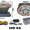 đèn đeo đầu 600w sáng trắng kín nước
